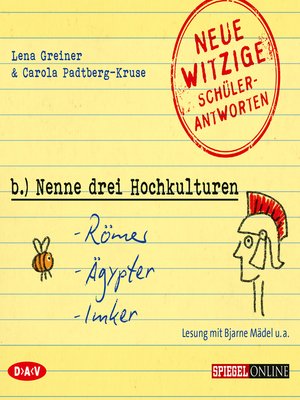 cover image of "Nenne drei Hochkulturen